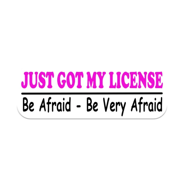 Just got my license sticker for the car